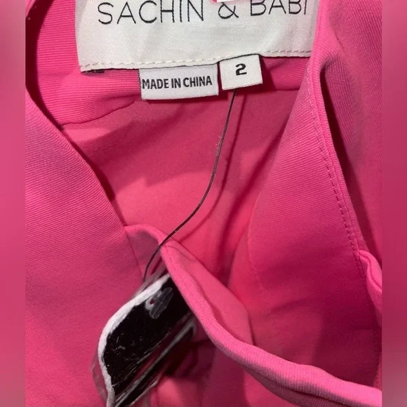 New! Sachin & Babi Katrina Cutout Bow Embellished Pink Gown 💖 Size 2 NWT! - Picture 13 of 16